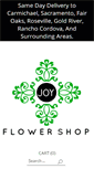 Mobile Screenshot of myjoyflowershop.com